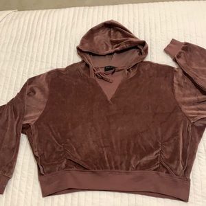 OUT FROM UNDER urban outfitters Hoodie Brown velvet great condition used